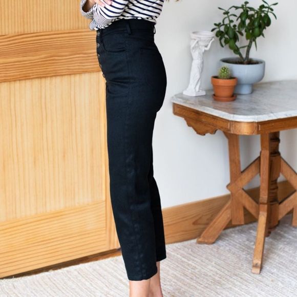 Emerson Fry TRUE VINTAGE DENIM STOVEPIPES - BLACK HEMP ORGANIC size 25 - Picture 4 of 5